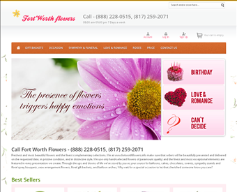 Floral Happiness web screenshot