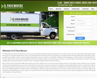 The Right Movers web screenshot