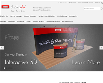 Displayify web screenshot