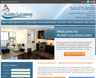 Austin-Locators.com web screenshot