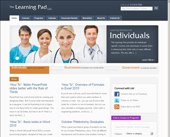 The Learning Pad LLC web screenshot