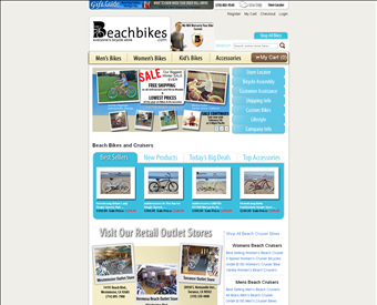 Beachbikes web screenshot