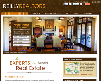 Reilly Realtors web screenshot