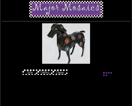 Major Mosaics web screenshot