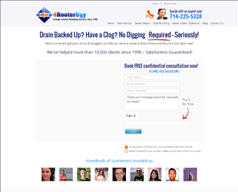 4RooterGuy.com web screenshot