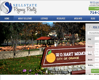Sellstate Regency Realty web screenshot
