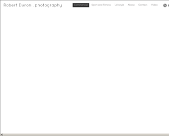 Robert Duron Photography web screenshot