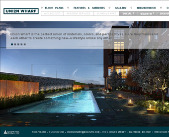 Union Wharf web screenshot