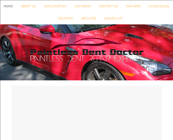 Paintless Dent Doctor web screenshot