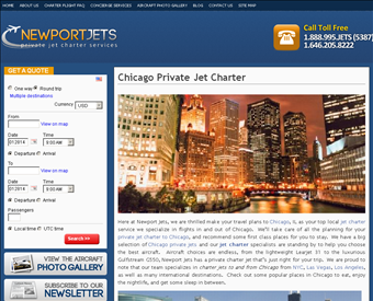 Newport Jets web screenshot