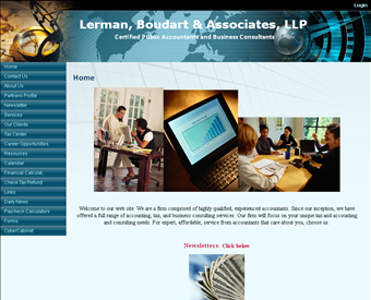 Lerman, Boudart & Associates, LLP web screenshot