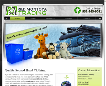 R&D Montoya Trading web screenshot