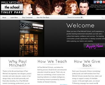 Trend Setters College Of Cosmetology web screenshot