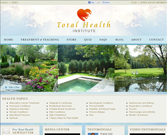 Total Health Institute web screenshot