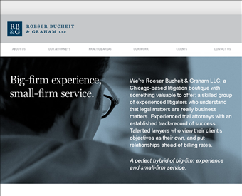 Roeser Bucheit & Graham LLC web screenshot