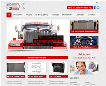 Rex Radiator web screenshot