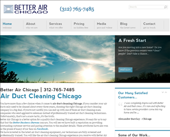 Better Air Chicago web screenshot