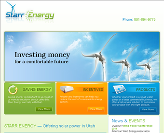 Starr Energy web screenshot
