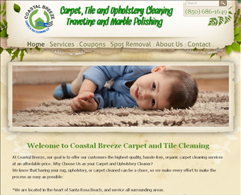 Coastal Breeze Cleaning web screenshot