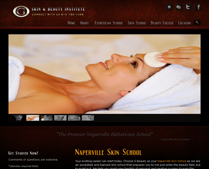 Naperville Skin Institute web screenshot