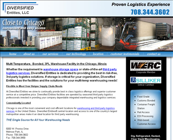 Diversified Enterprises LLC web screenshot