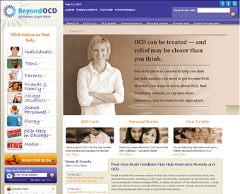 Beyond OCD web screenshot