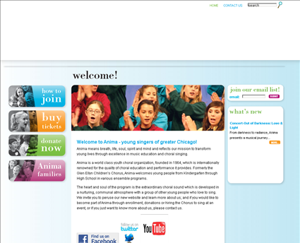 Anima web screenshot