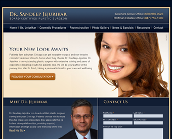Dr. Sandeep Jejurikar web screenshot