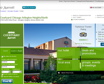 Courtyard Chicago Arlington Heights/North web screenshot