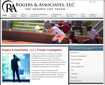 Boise Private Investigator web screenshot
