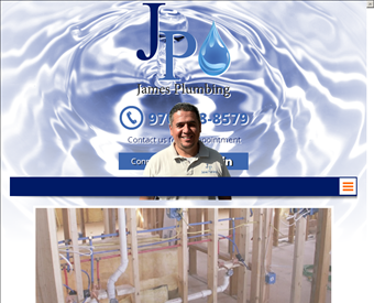 James Plumbing LLC web screenshot