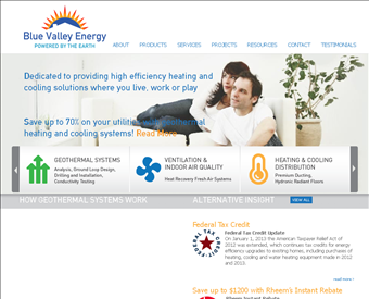 Blue Valley Energy LLC web screenshot
