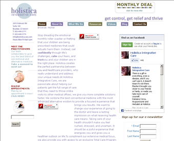 Mary Shackelton, MPH, ND web screenshot