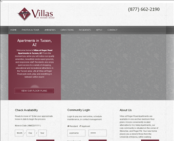 Villas at Roger Road web screenshot