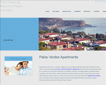 The Villas at Rancho Palos Verdes Apartments web screenshot