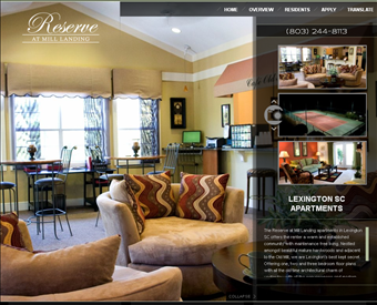 Reserve at Mill Landing Apartments web screenshot