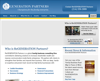 Re Generation Partners web screenshot