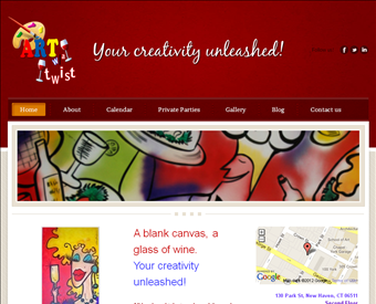Art with a Twist - Your creativity unleashed! web screenshot