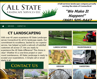 All State Landscape Services LLC web screenshot